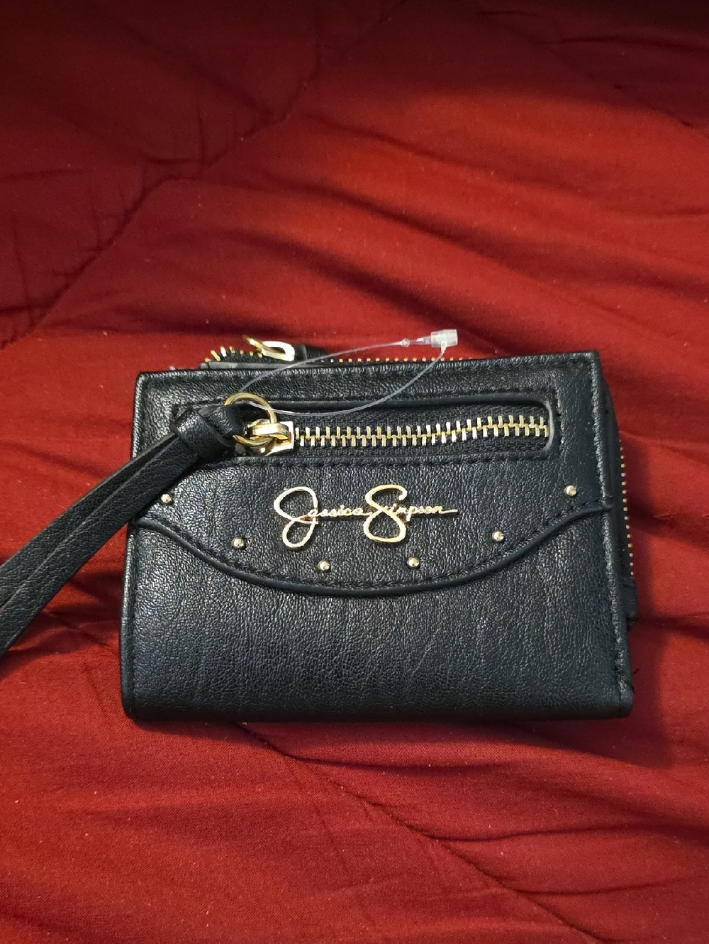 Jessica Simpson Black Wristlet Wallet